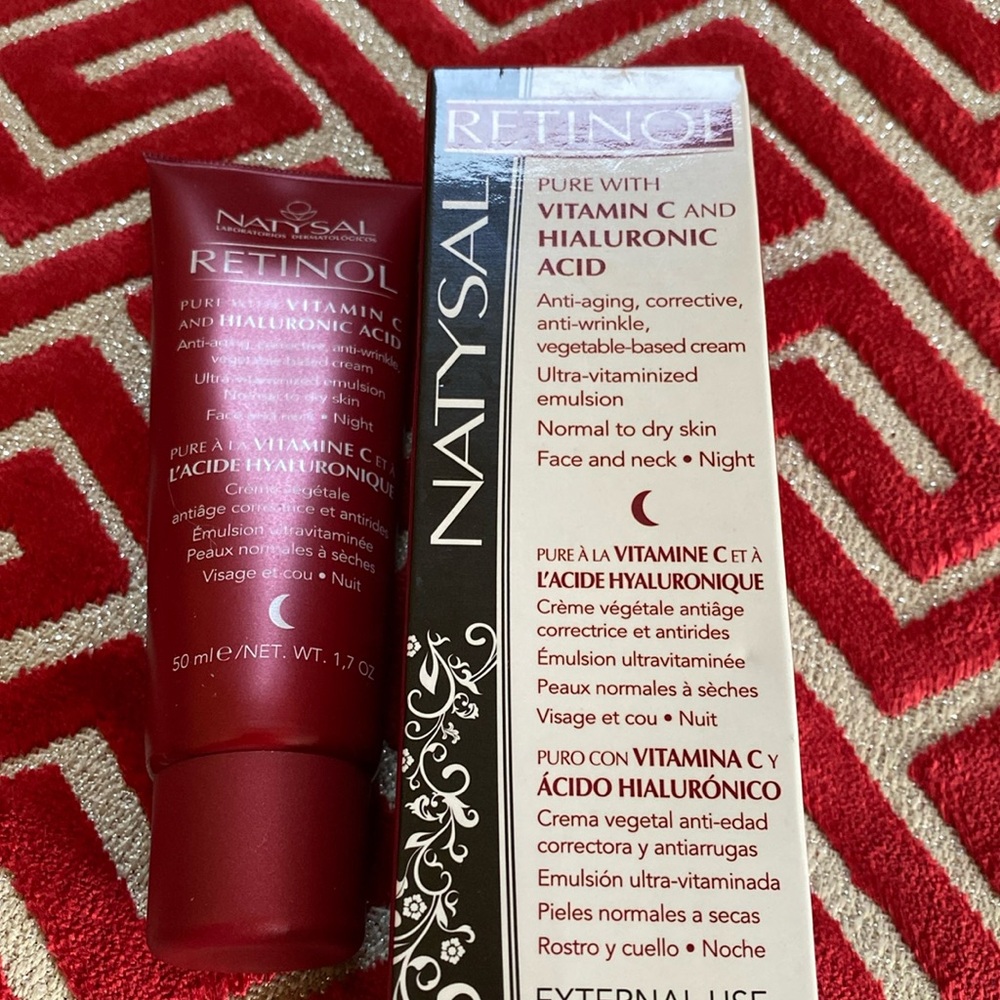Retinol Pure With Vitamin C and Hyaluronic Acid Cream Sealed Not Returnable